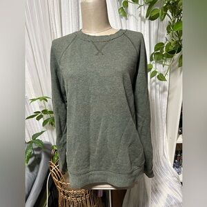 Everlane Men's Olive Crewneck Sweater